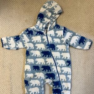 Hatley fuzzy fleece Baby Bundler
